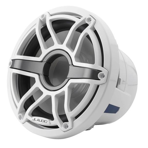 JL Audio M6 8" Marine Subwoofer w/Gloss White Sport Grille - M6-8IB-S-GwGw-4 - 010-03274-00, made by JL Audio - 010-03274-00
