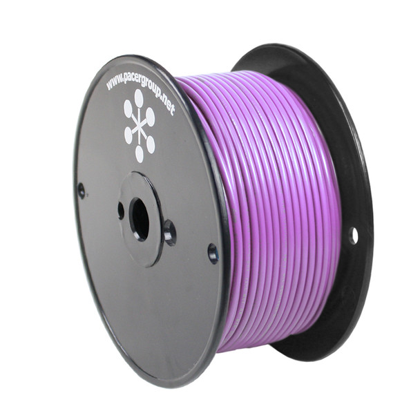 Pacer Violet 18 AWG Primary Wire - 250' - WUL18VI-250, made by Pacer Group - WUL18VI-250