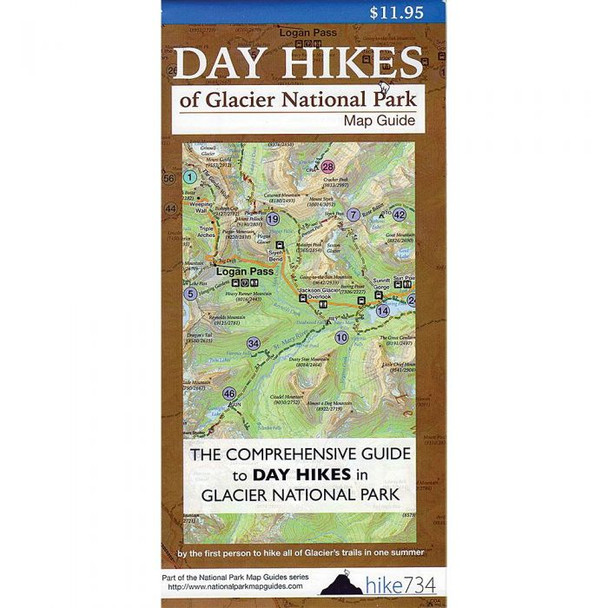 Day Hikes Glacier Np Map Guide