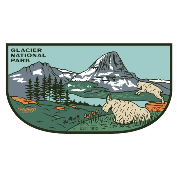Glacier Natl Park Sticker