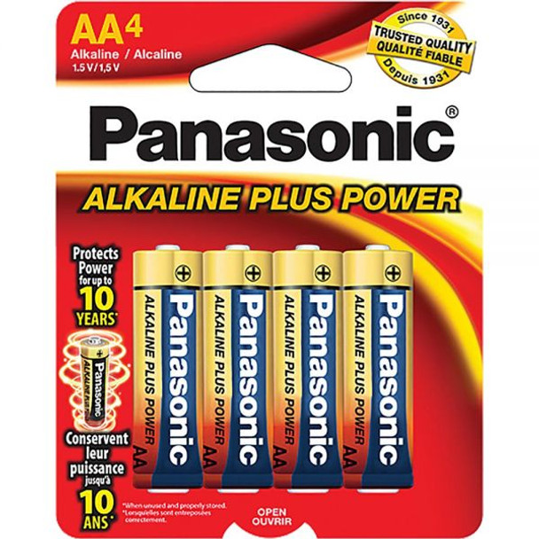 Alkaline Plus Power Aa 4-Pk