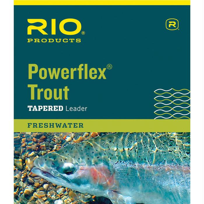 Pwr Flex Trout Leader 9Ft 4X, made by Rio Brands -