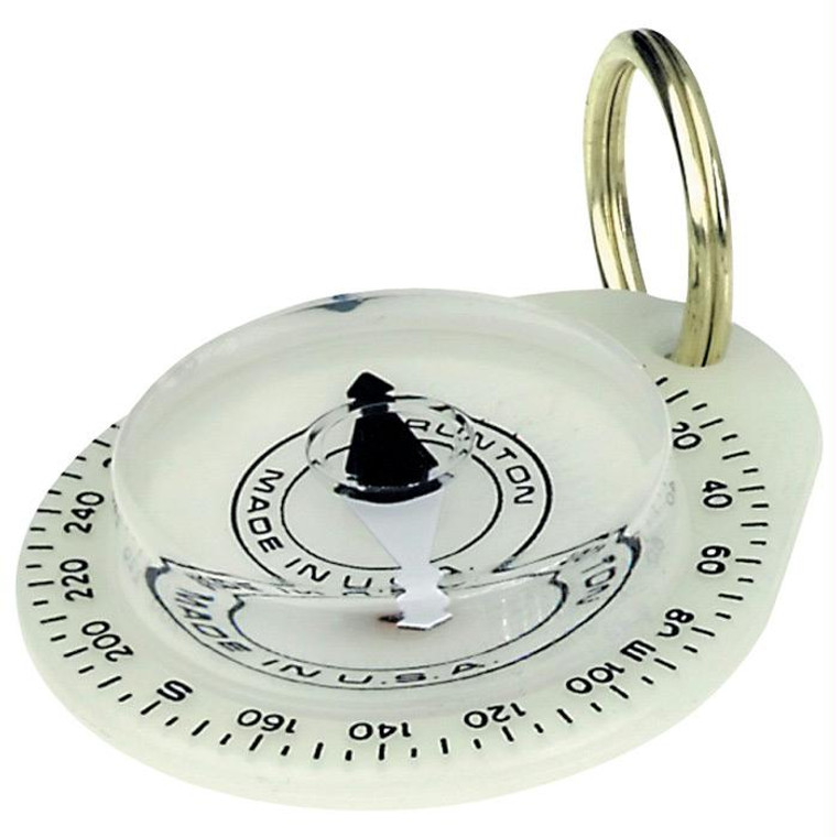 Glowing Key Ring Compass, made by Brunton -