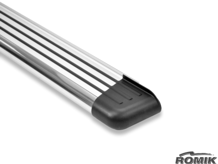 Chevrolet Traverse SUV Running Boards RB2 Side Steps 2018-Pres Polished Stainless Romik, made by Romik - 20054418
