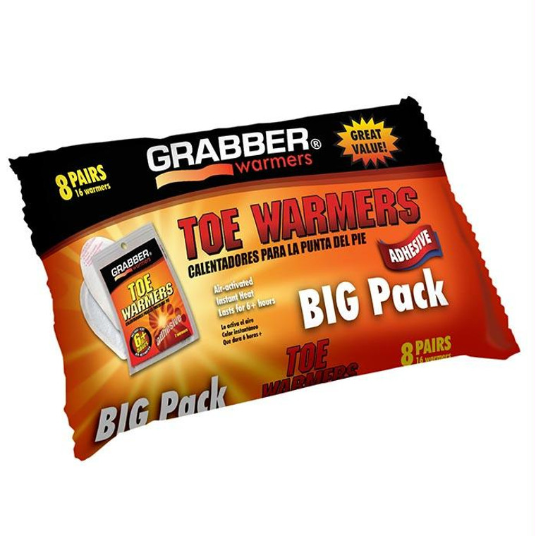 Grabber Toe Warmers - 8 Pairs, made by Grabber -