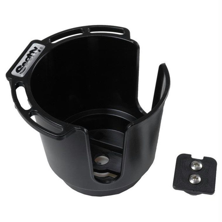 Cup Holder-Universal Mount Bl., made by Scotty -