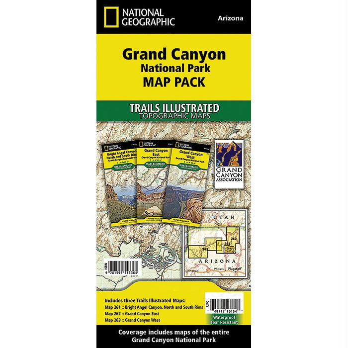 Grand Canyon Np Map Pack Bundl, made by National Geographic -