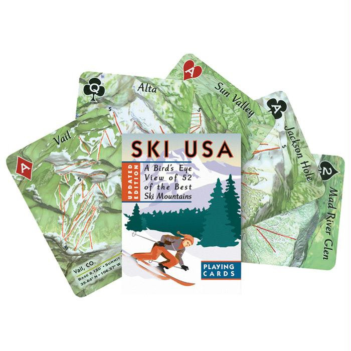 Ski Usa Playing Cards, made by INKSTONE DESIGN INC -