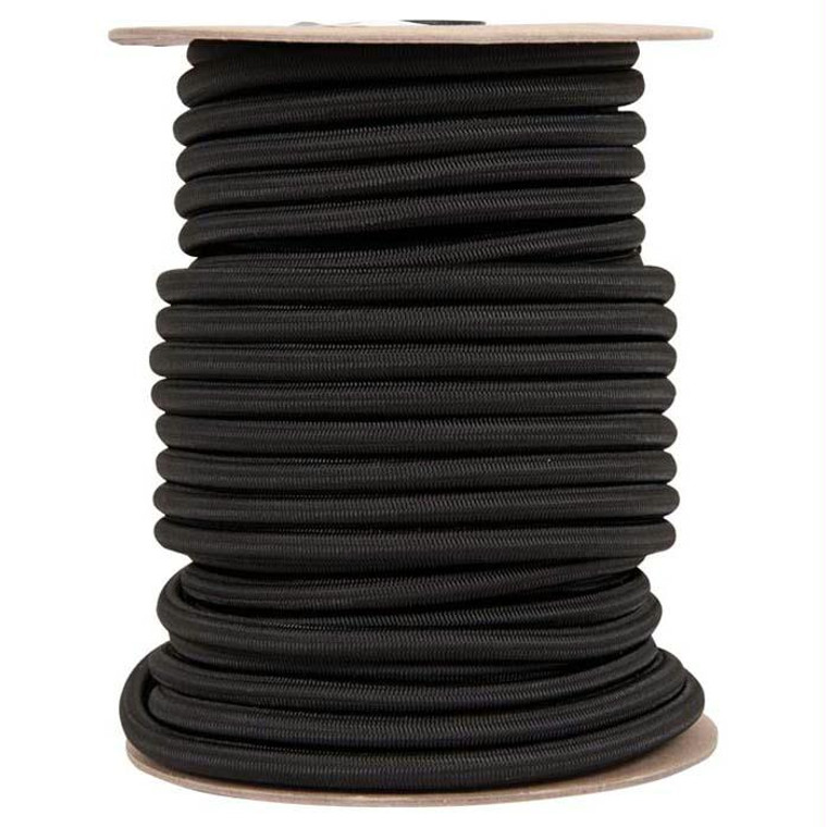 Shock Cord 3/8" X 100' Black, made by Liberty Mountain -