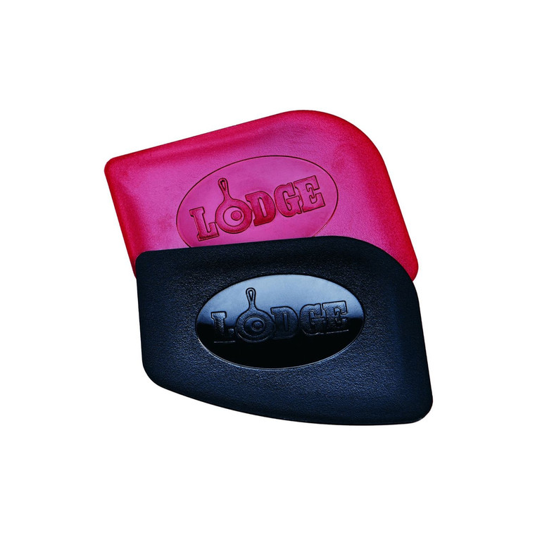 Lodge SCRAPERPK Set of 2 Pan Scrapers 1 red and 1 black, made by Lodge Cast Iron -