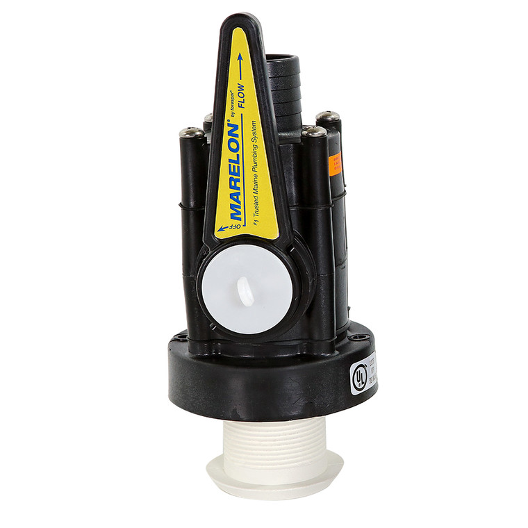 Forespar Marelon Full-Flow Seacock & 2" Mushroom Through-Hull, made by Forespar Performance Products - 904048ABYC