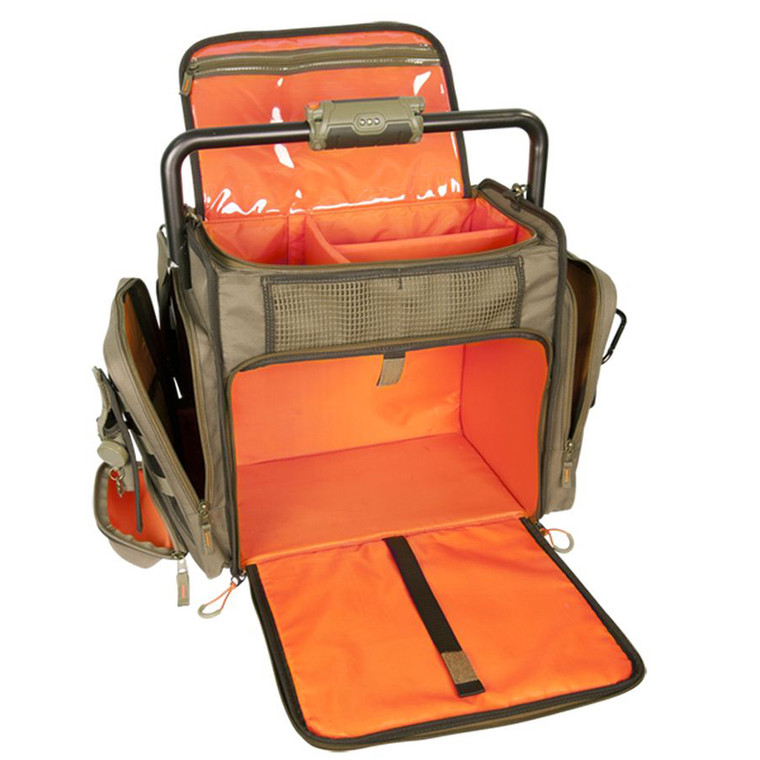 Wild River FRONTIER Lighted Bar Handle Tackle Bag w/o Trays, made by Wild River - WN3702