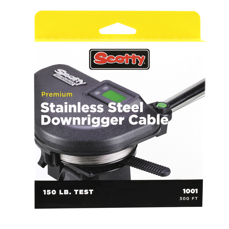 Scotty 400ft Premium Stainless Steel Replacement Cable, made by Scotty - 1002K