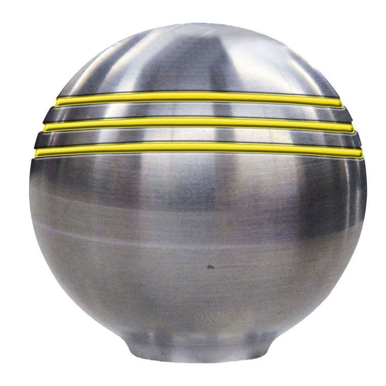 Schmitt Marine Throttle Knob - 1-7/8" - Gold Grooves, made by Schmitt Marine - 50048