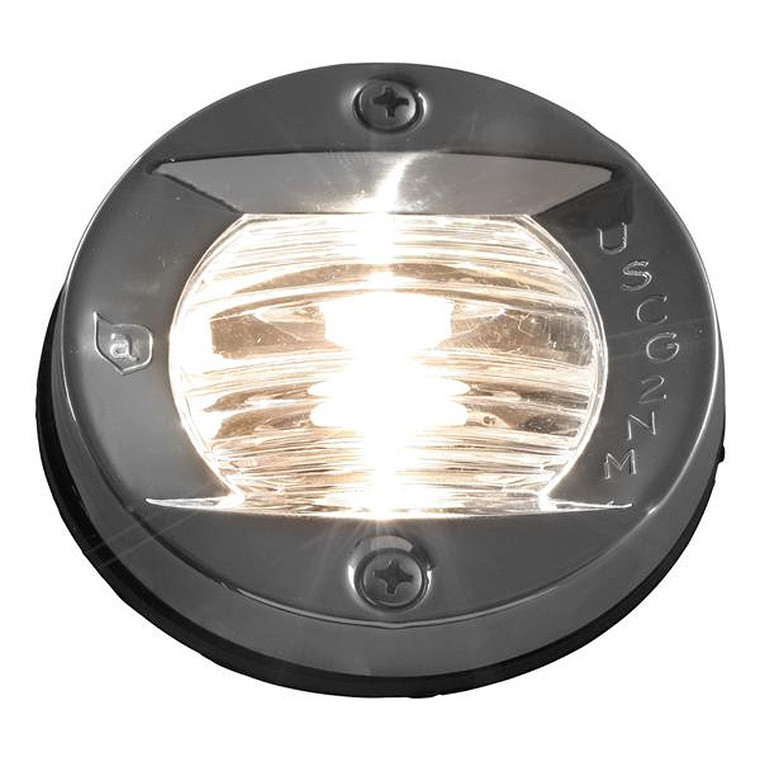 Attwood Vertical, Flush Mount Transom Light - Round, made by Attwood Marine - 6356D7