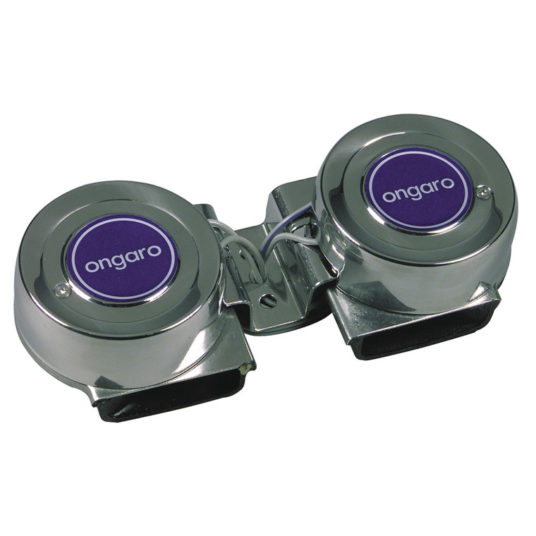 Schmitt Marine Ongaro Mini Compact Twin Horn - 12V, made by Schmitt Marine - 10001