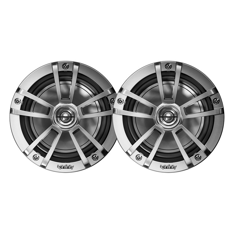 Infinity 6.5" Marine RGB Reference Series Speakers - Titanium, made by Infinity - INF622MLT