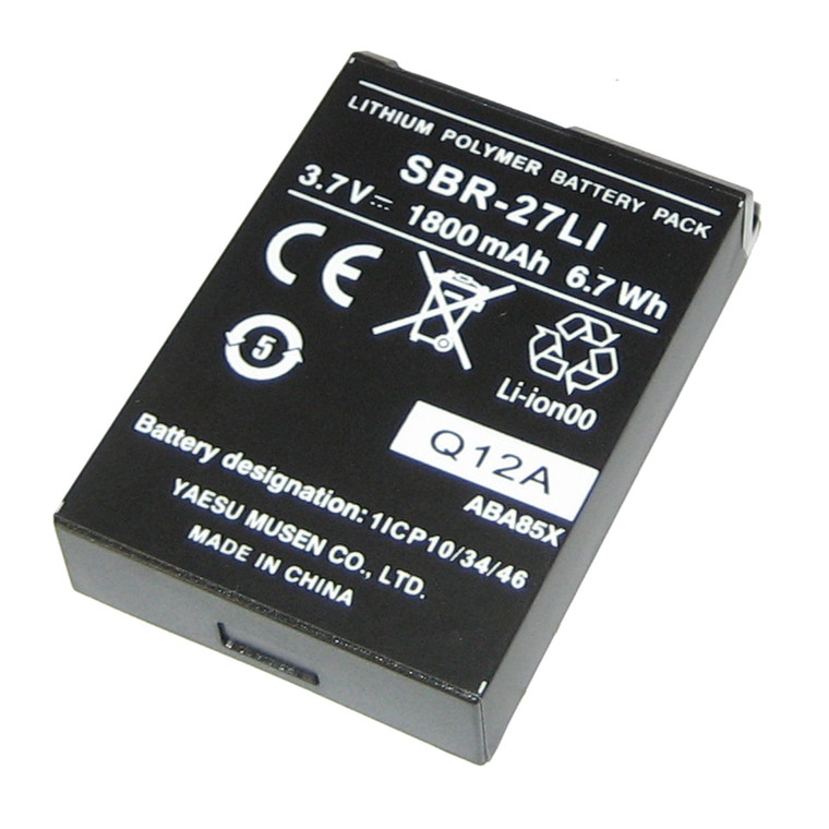 Standard Horizon Replacement Lithium Ion Battery Pack f/HX300, made by Standard Horizon - SBR-27LI