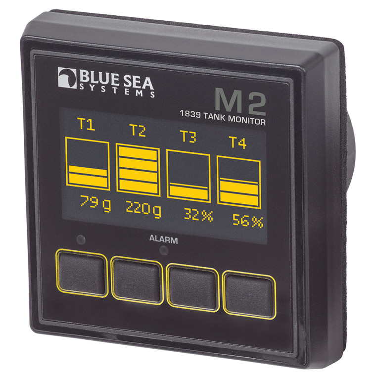 Blue Sea 1839 M2 OLED Tank Monitor, made by Blue Sea Systems - 1839