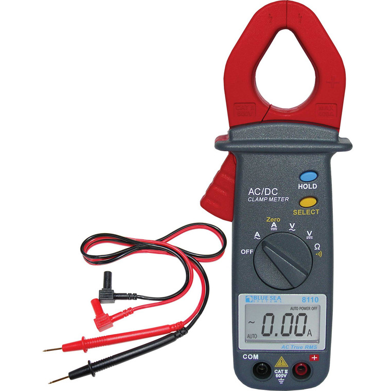 Blue Sea 8110 Mini Clamp Multimeter, made by Blue Sea Systems - 8110