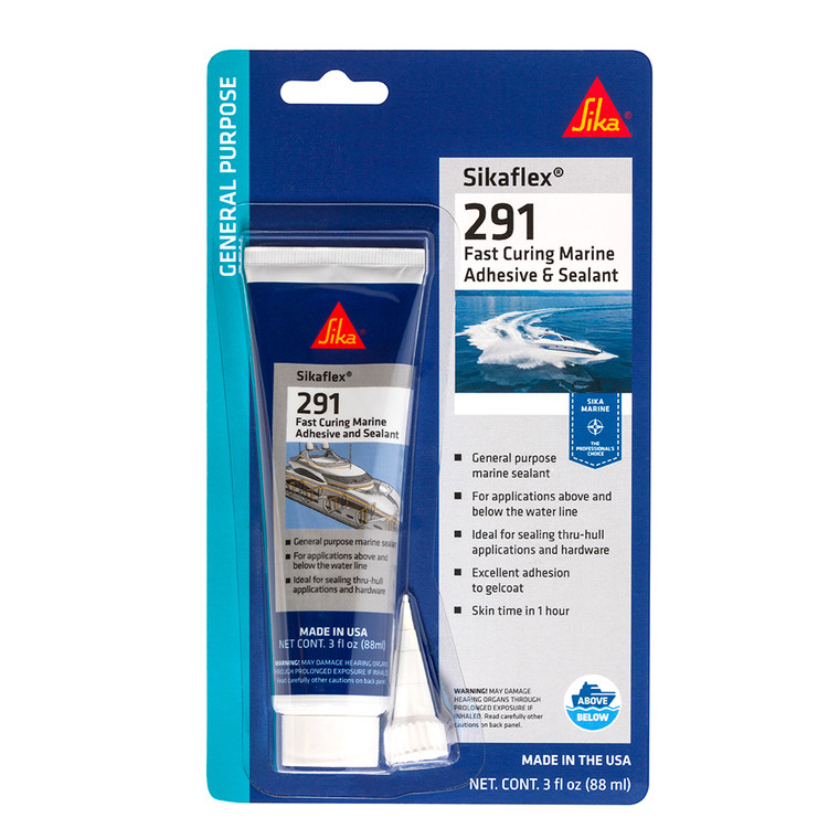 Sika Sikaflex® 291 Fast Cure - White - 3oz Tube, made by Sika - 610568
