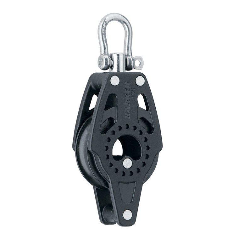 Harken 40mm Carbo Block Single w/Swivel & Bracket, made by Harken - 2637