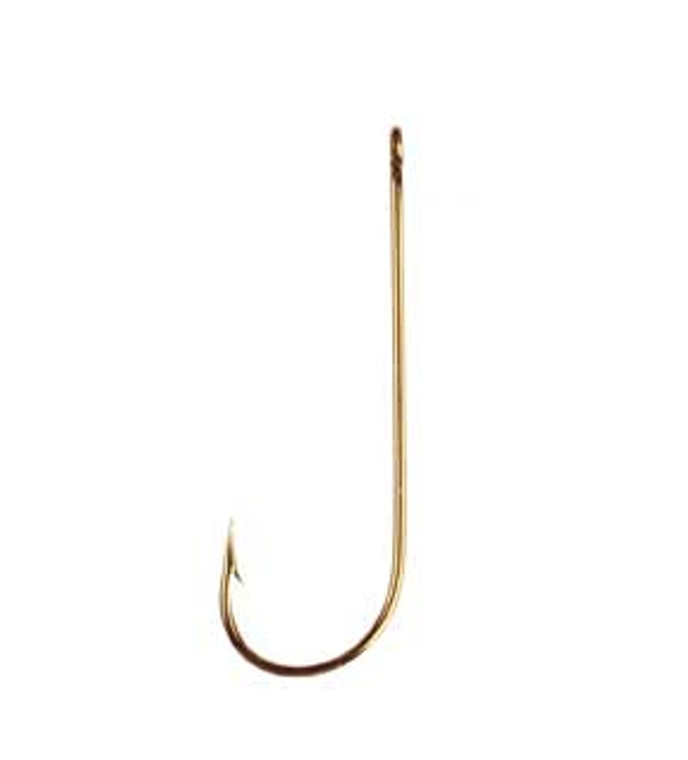 Eagle Claw Bronze Lite Wire Aberdeen 100ct Size 8, made by Eagle Claw -