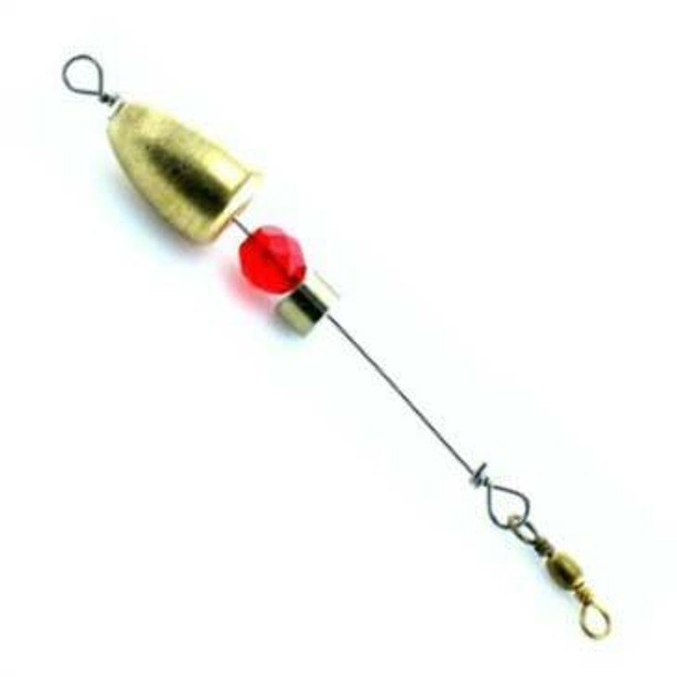 Top Brass Carolina Ready Rigs 1ct 1oz Black, made by Top Brass Tackle -