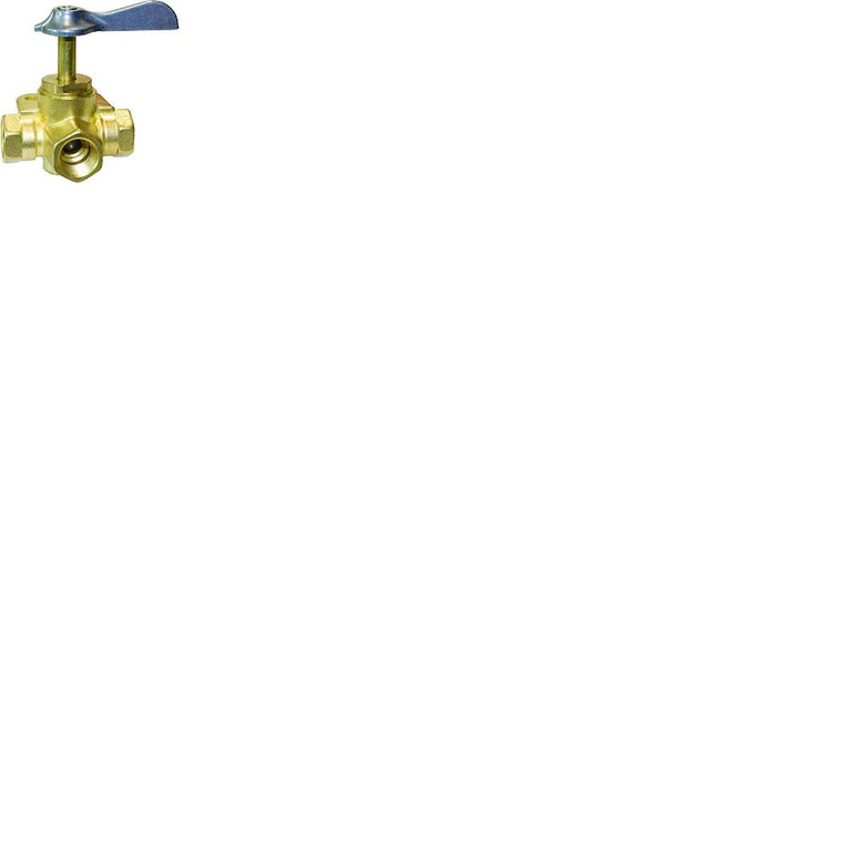 Sea Sense Fuel Shut Off Valve 3/8 NPT Female 3 Way, made by Sea Sense Marine -