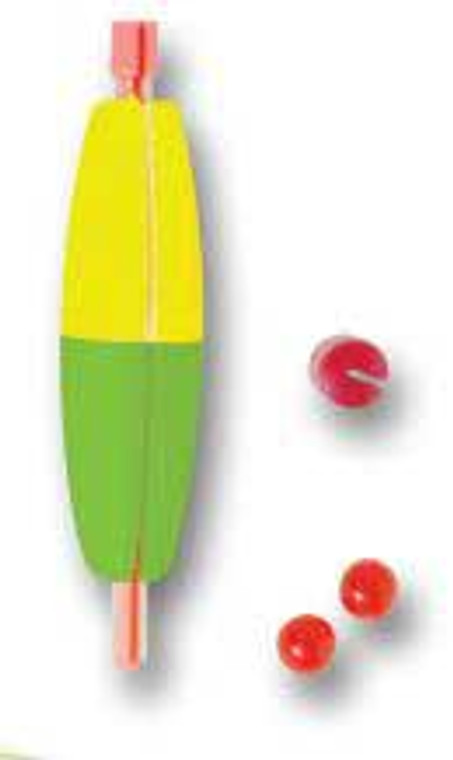 Betts Mr.Crappie Twist On/Off 2.00" 2ct Yellow/Green, made by Betts Tackle -