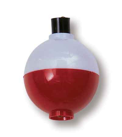Betts Snap-On Floats Red/White 1.50" 50ct, made by Betts Tackle -