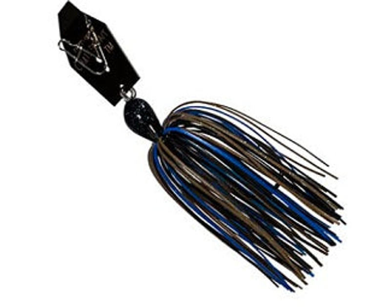 Z-Man Big Blade Chatterbait 3/4oz Black/Blue Candy, made by Z-Man Baits -