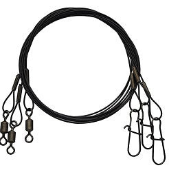 HT Wire Leaders Black 3pack 12" 30lb, made by HT Enterprises Inc. -