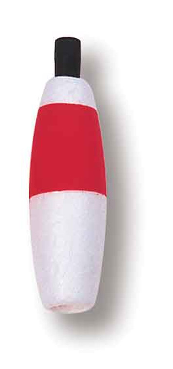 Betts Foam Float Cigar 1.50" 100ct Red/White, made by Betts Tackle -