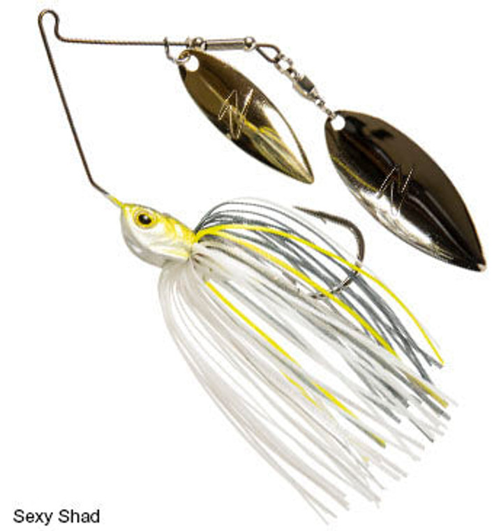 Z-Man Power Finesse Slingbladez Spinnerbait 3/8 Wil/Wil Sexy Shad, made by Z-Man Baits -
