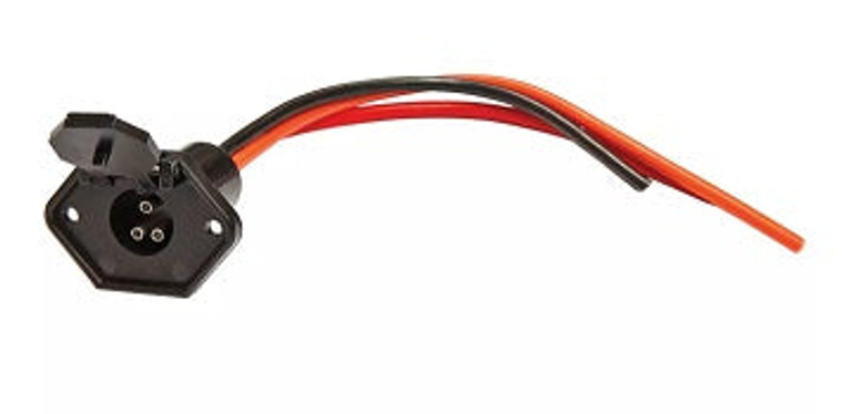 Sea Sense Trolling Motor Plug Male 24V 3Pin 8Ga, made by Sea Sense Marine -