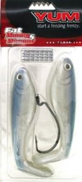 Yum Fat Money Minnow 5" 4ct Hologram Black, made by Yum Baits -