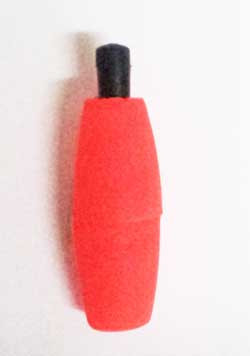 Betts Foam Float Cigar 3.00" 100ct Red, made by Betts Tackle -