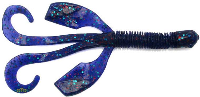 Big Bite Creature 4" 10ct Junebug, made by Big Bite Baits -