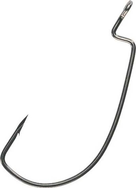 Eagle Claw Trokar Magworm Hook Black 6ct Size 3/0, made by Eagle Claw -