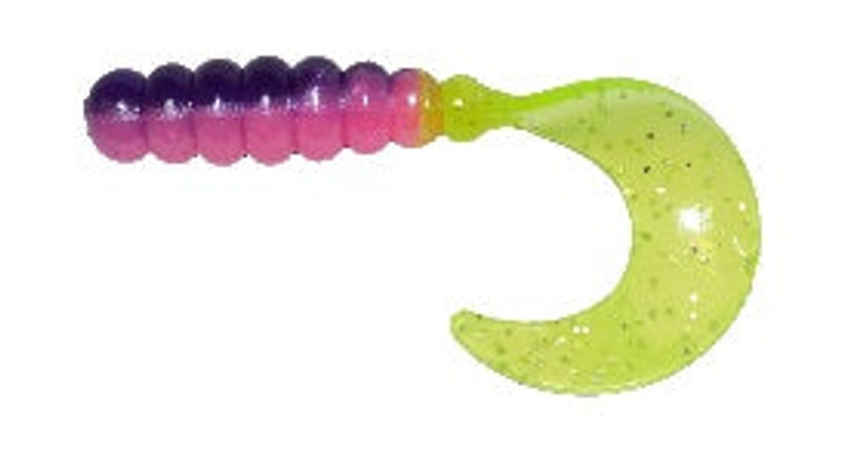 Big Bite Fat Grub 2" 10ct Popsicle, made by Big Bite Baits -