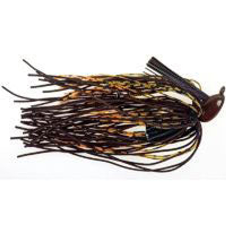 Buckeye Mop Jig 3/8oz Brown/Orange, made by Buckeye Baits -