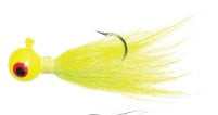 Wahoo Natural Bucktail 1/4oz 2ct Chartreuse, made by Wahoo Baits -