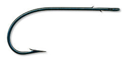 Mustad Sproat Worm Hook Blue 100ct Size 1/0, made by Mustad Hooks -