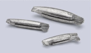 Bullet Weight Pinch-On Sinker Zip Lock 1/8 12ct, made by Bullet Weight Sinkers -