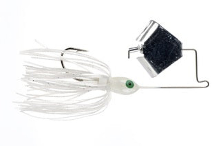 Strike King Mini Pro Buzz 1/8oz White, made by Strike King Baits -