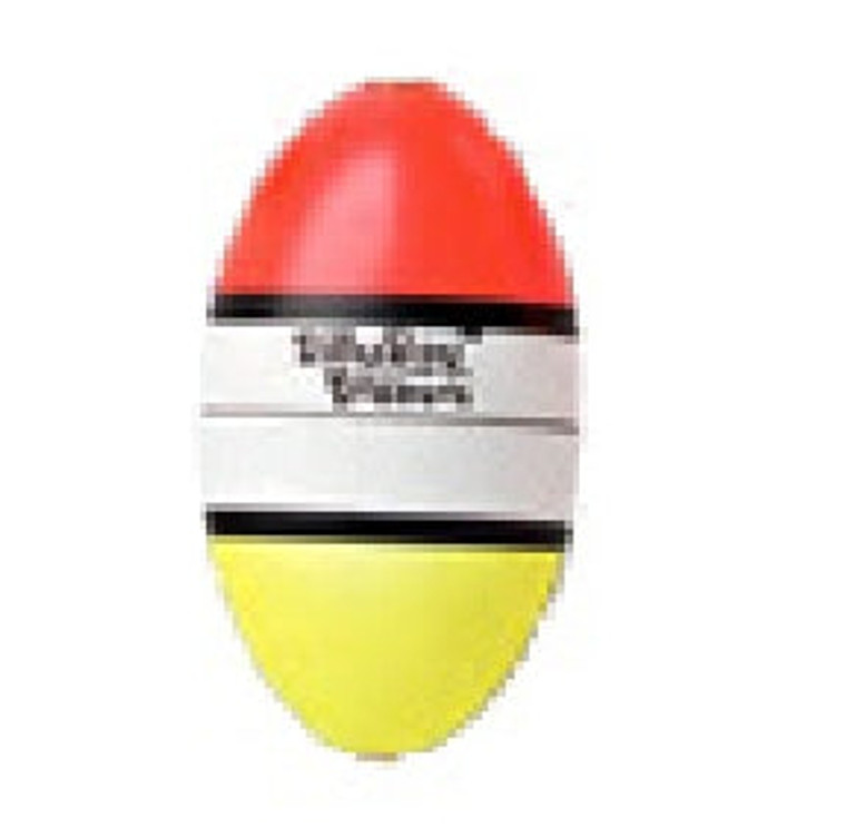 Betts Slip Float Oval Unweighted 2.50" Red/White/Chart, made by Betts Tackle -