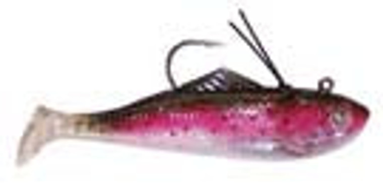 Yum Sweet Cheeks 4" Rainbow Trout 3ct, made by Yum Baits -