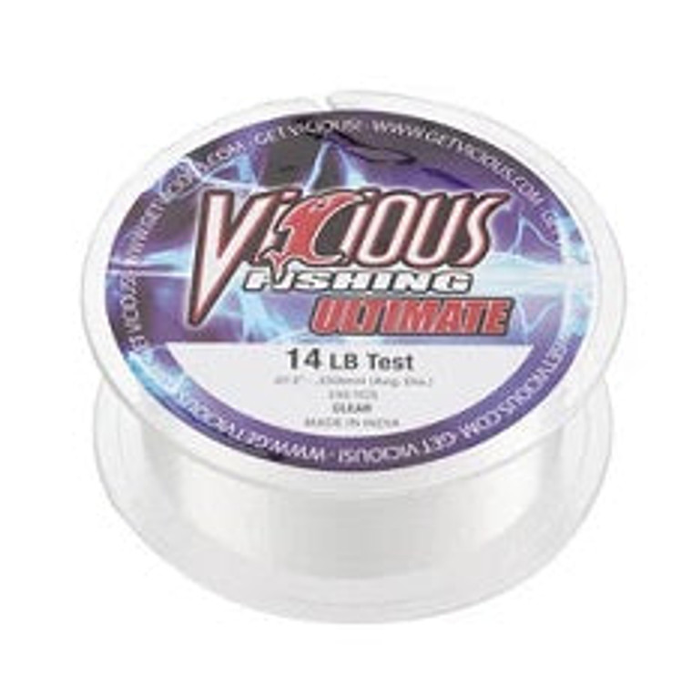 Vicious Ultimate Clear Mono 330yd 30lb, made by Vicious Line -