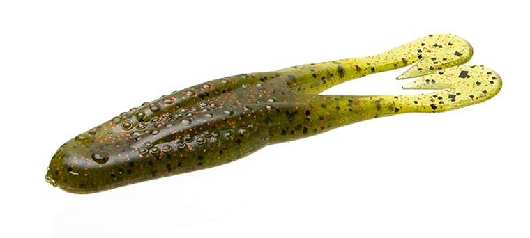 Zoom Horny Toad 4.25" 5/bag Watermelon Red, made by Zoom Baits -